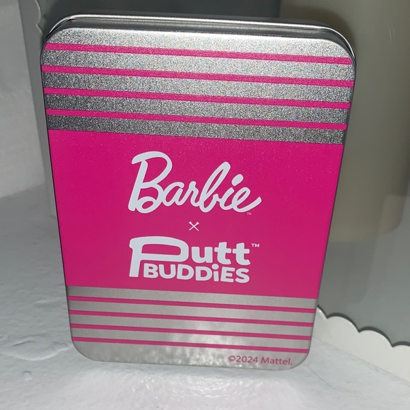 🆕- 1992 Golfing Barbie Collectable  By-Putt  Buddies Golf Set - Pink and Blue - Picture 6 of 9